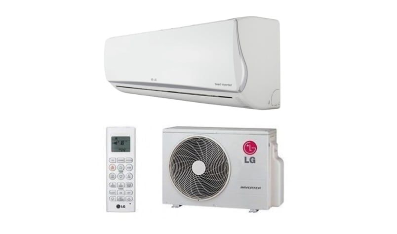 LG Gloss White Ductless Heat Pump Image