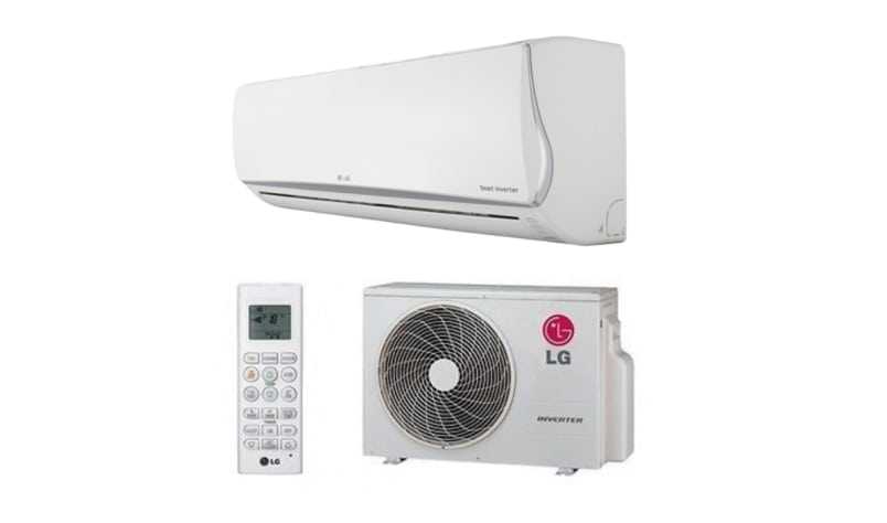 LG Gloss White Ductless Heat Pump Image